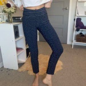 Skinny Navy Mid Rise Pants